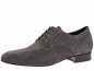 Preview: Den beliebtesten Diamant-Tanzschuh erhalten Sie bei uns auch in der Variante grau Velourleder. Das Velourleder ist besonders weich und wirkt elegant.
