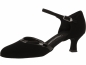 Preview: Dancing shoes made of black nubuck with a clasp.