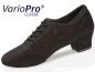 Preview: Schicke, schwarze Schnürschuhe mit weichem Comfort-Fußbett. Niedriger Absatz und den Fuß umschließende Passform machen die Tanzschuhe sehr bequem. Ideal als Trainerschuh.