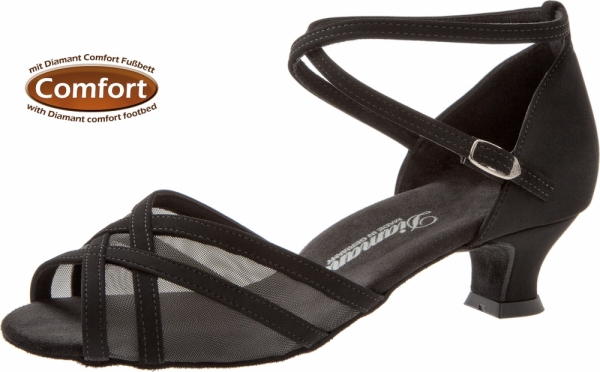 Das Tanzschuh-Modell 035 erhalten Sie bei uns auch mit einem niedrigen Absatz. Die Tanzschuhe wuren in einer breiten Weite gefertigt.