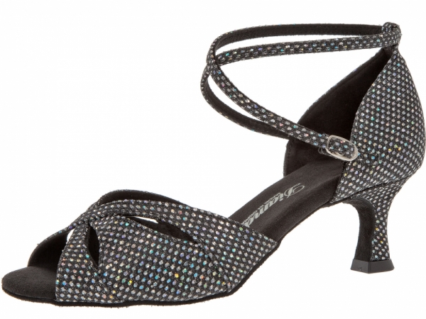 Glitzernde Tanzschuhe in einer bequemen Weite. Die idealen Tanzschuhe für festlische Anläße.